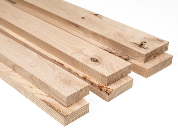 Houten lamel Essen Rustiek 24x100mm 40-200cm Plint Lijstwerk Onderconstructie